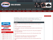 Tablet Screenshot of coalexplorer.com